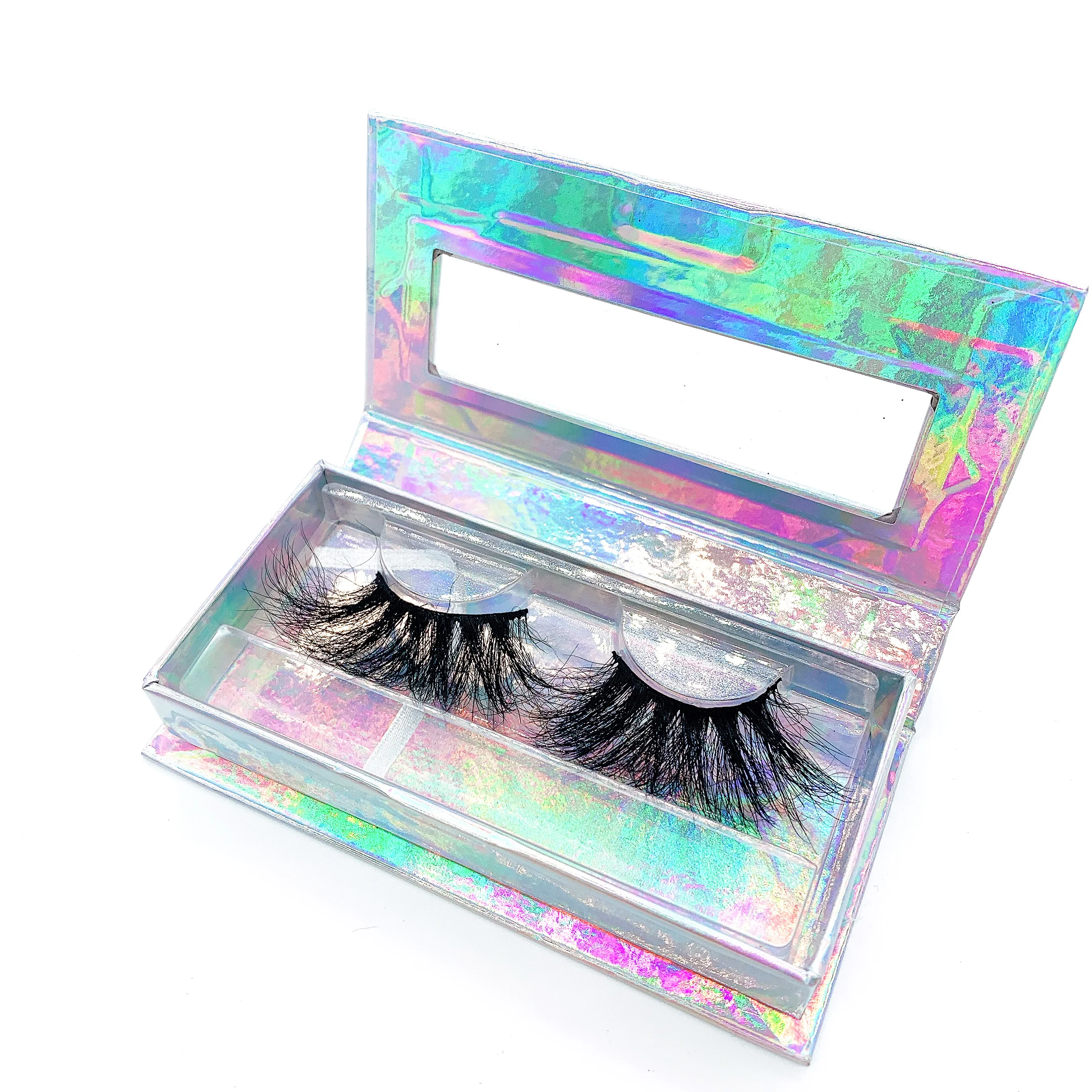 

Hot sell custom packaging Create your own brand good price eyelash faux super natural mink eyelashes, Black color