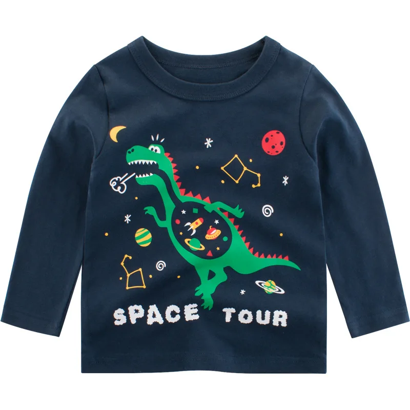 

free shipping spring round neck boys tshirts wholesale cheap clothes kids