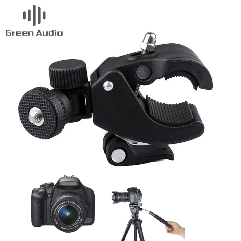 

GAZ-MH04 Bike Handlebar Mount Holder Universal Handlebar Mount Support Case Bracket For Mobile Phone Cellphone GPS Camera, Black