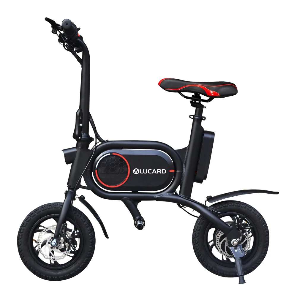 

Alucard European Warehouse Stock 2020 Popular 36v lithium battery high quality scooter electric bike for adult, Black