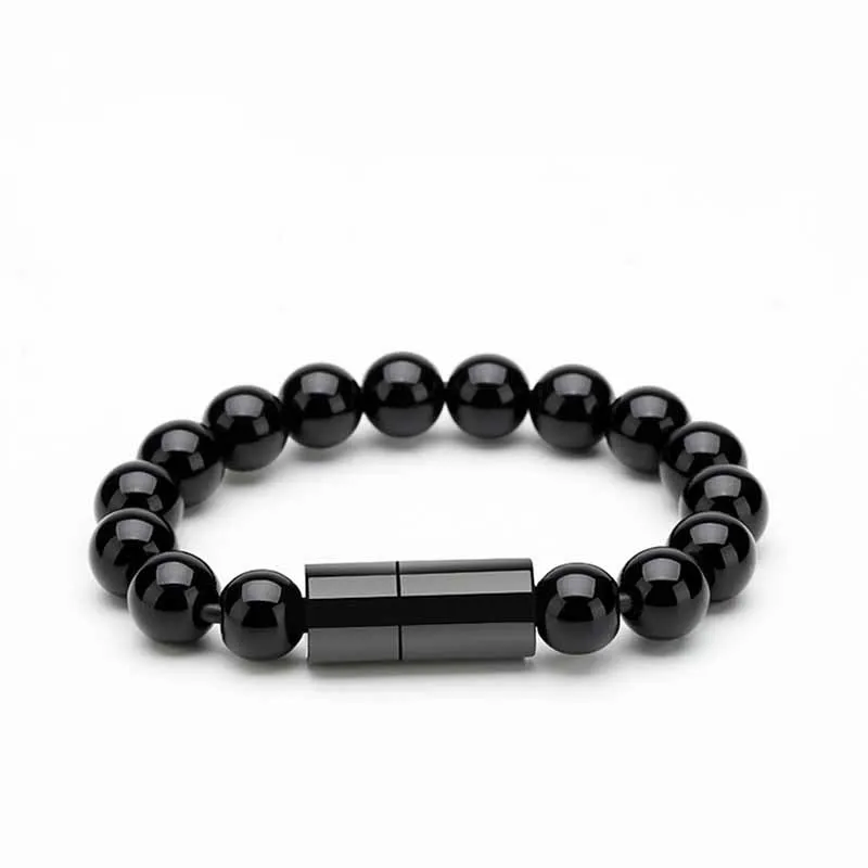 

The new idea can be worn wrist beads data cable