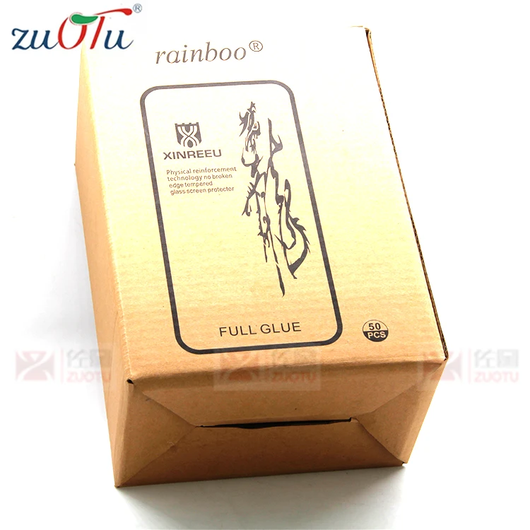 
Tuck Top Packaging Foot Pad Hot Selling 7plus Mobile Phone Toughened Glass Membrane Cardboard Fruit Slices Packing Box 