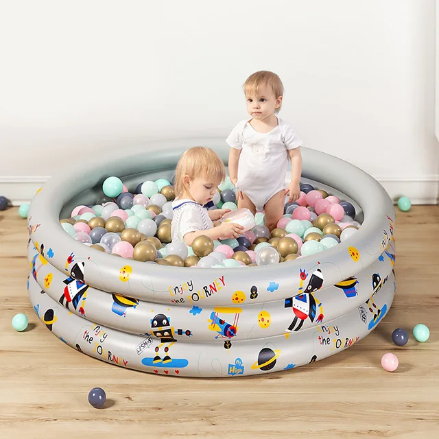 

Indoor Games kids Play Ball Pit Mini Inflatable Ball Pool for kids indoor playground, Colorful