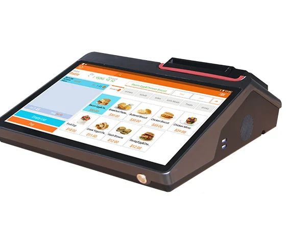 

High Quality And Low Price 12.5 Inch Android Terminal Pos Cashier Machine With built-in Printer, Black