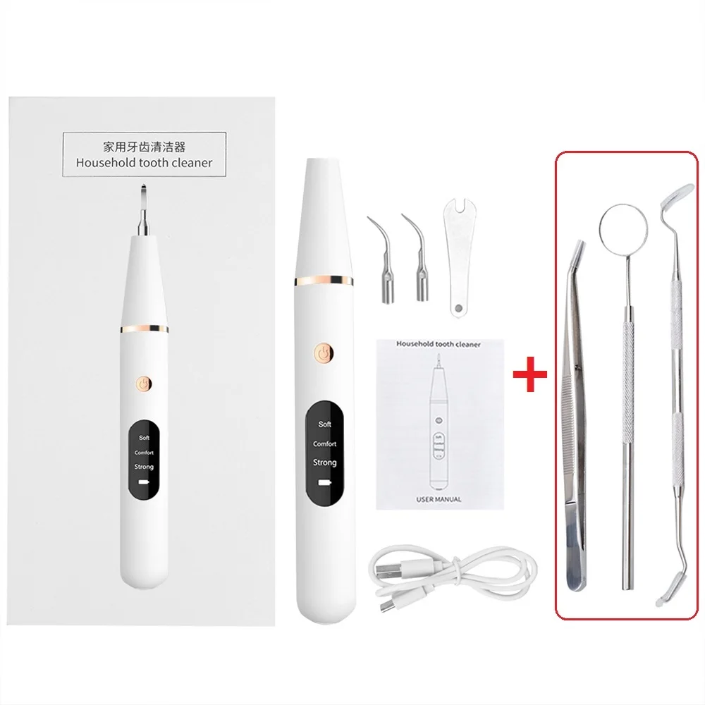 

Ultrasonic Electric Dental Calculus Scaler Oral Cleansing Sonic Tartar Remover Stains Cleaner Removal Teeth Whitening