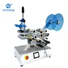 Top adhesive sticker Semi Automatic Flat Plane Labeling Machine For Plastic Flat Bottle