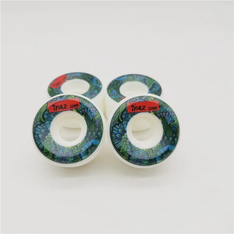 Wholesale 52,53,54,56,58mm Conical 101a Custom Skateboard Wheels With