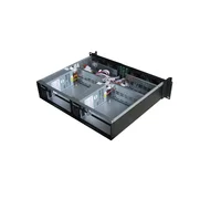 

2U Mini-ITX dual system Compact Server case, Rackmount Chassis, industrial PC case EKI-M236