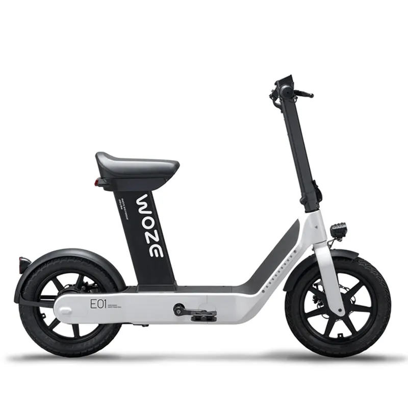 

High Battery Capacity 48V 10AH Lithium Battery Mini Smaller E-bike E-bicycle Electric Bike Bicycle Scooter Citycoco Brushless Mo, Black