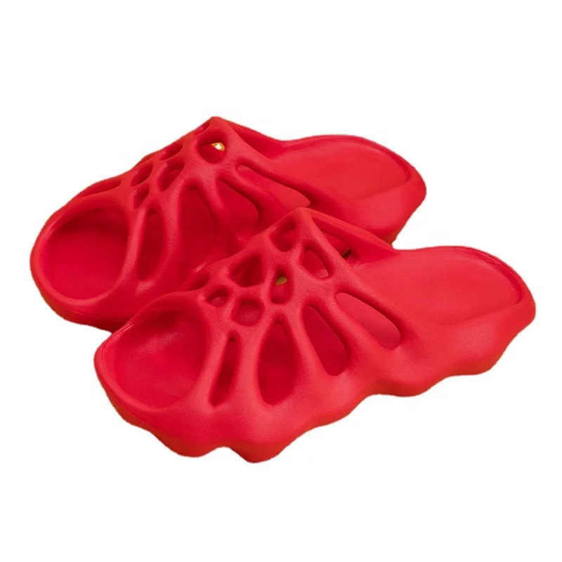 

Cut-out Platform Slippers Women Men Fashion Beach Slides Soft EVA Lovers Indoor Batrhoom Slipper Ladies Home Floor Shoes