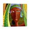 Wholesale Stretched Abstract African Woman Figure Printed Painting