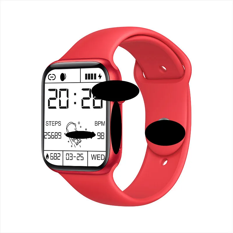 

2022 t200plus smart watch,1.75inch large screen custom dial sleep monitor series 7 smart watch t200plus for watch 7