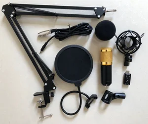 BM800B Professional Studio Condenser Microphone Set