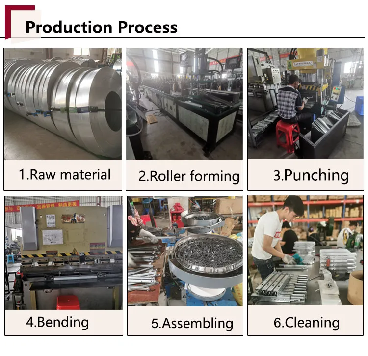 Telescopic 180kg Ball Bearing Locking 1500mm Heavy Duty Slide Drawer Table Slide