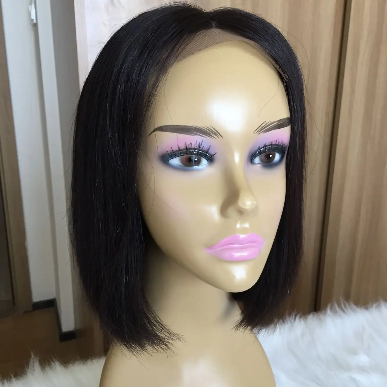 

15A Wholesale China Hair Short 100% Natural Human Hair Braid 4X4 Hd Transparent Lace Closure Bob Wigs Vendor For Black Women