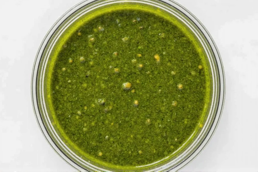 Grilled steak with chimichurri sauce on top