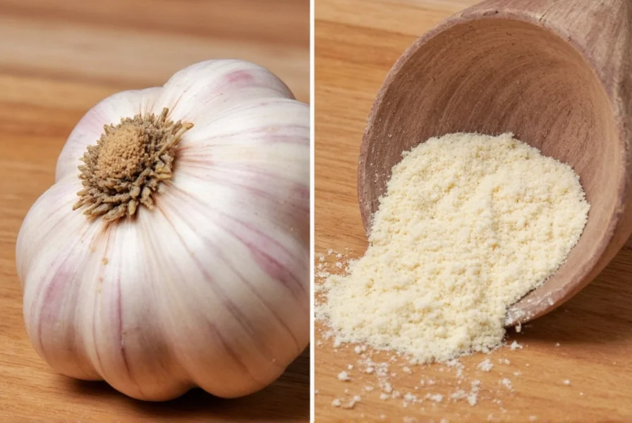 Garlic powder in a stew