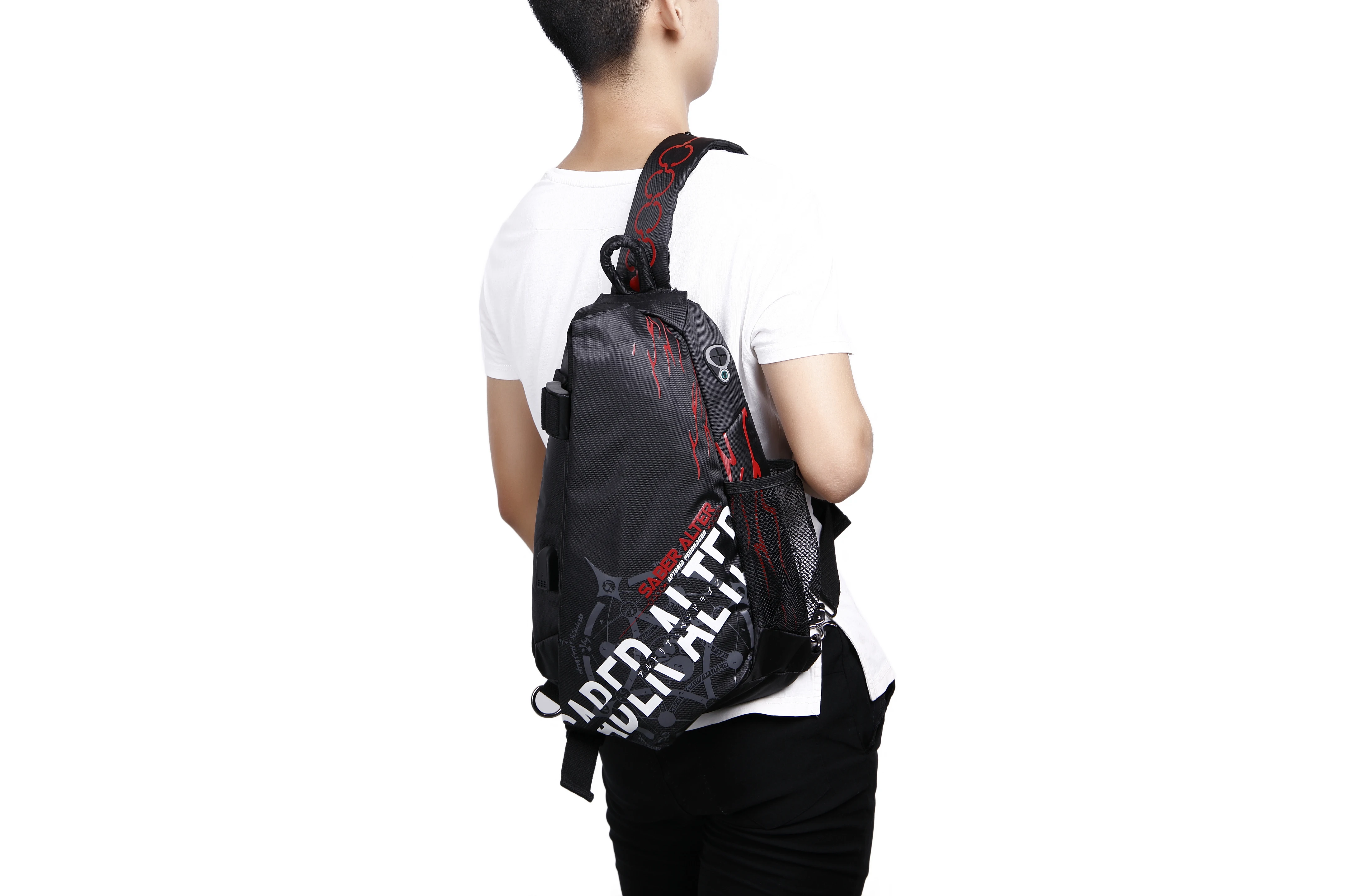 Chest bag for men single shoulder  outdoor leisure travel backpack