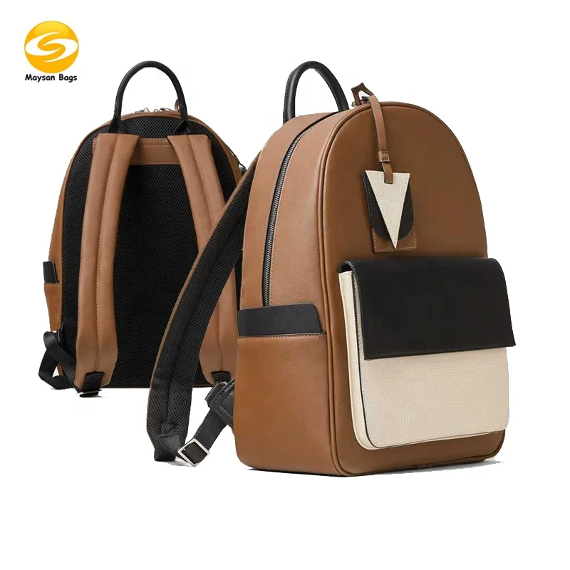 

Faux leather business backpack,anti-theft college daily backpack for men,low MOQ customize make pu leather laptop backpack, Customized colors