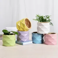 

wholesale indoor ceramic succulent plants pot, office and home decoration ceramic succulent pots