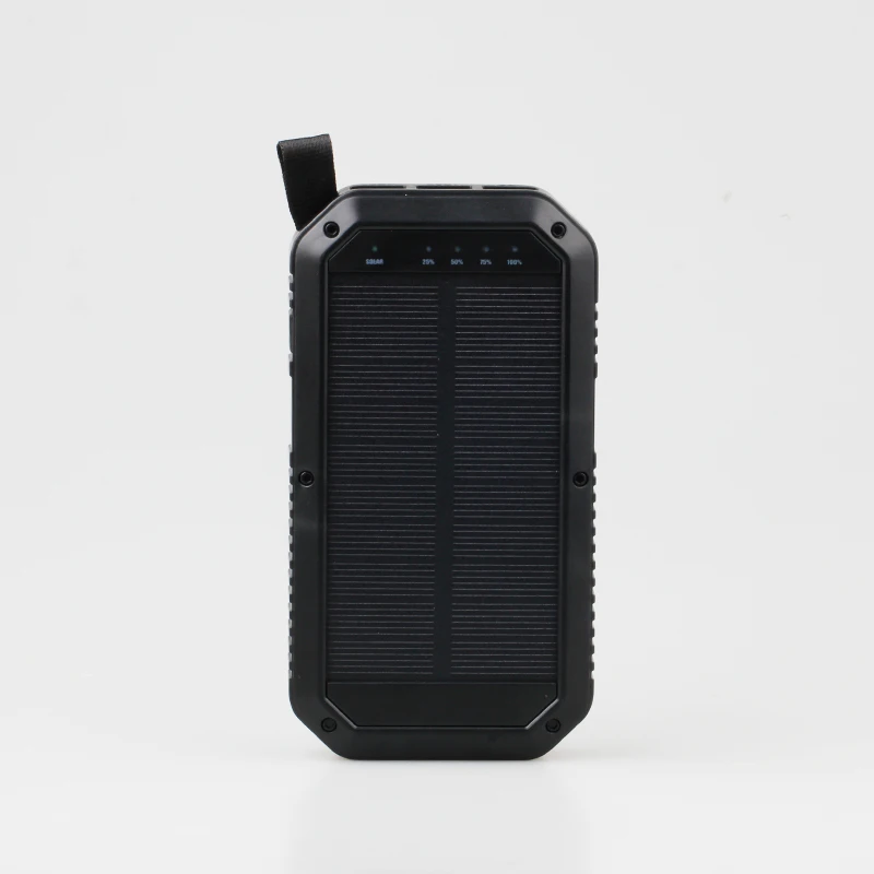 2020 NEW Waterproof Solar Power Bank 10000mah Dual USB Li-Polymer Solar Powerbank - ANKUX.COM
