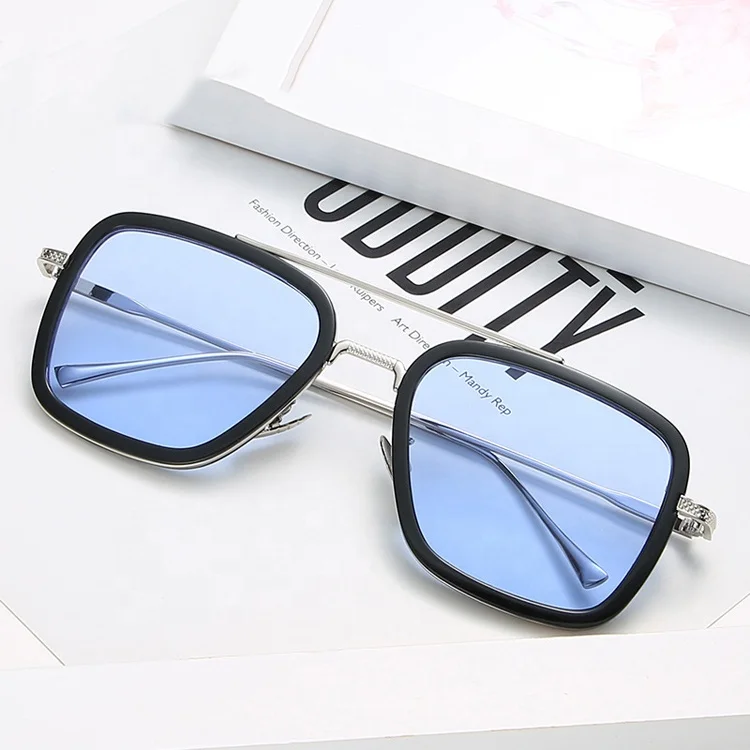 

DOISYER New Round Frame Sun Glasses Men's Retro Metal Sunglasses 2020