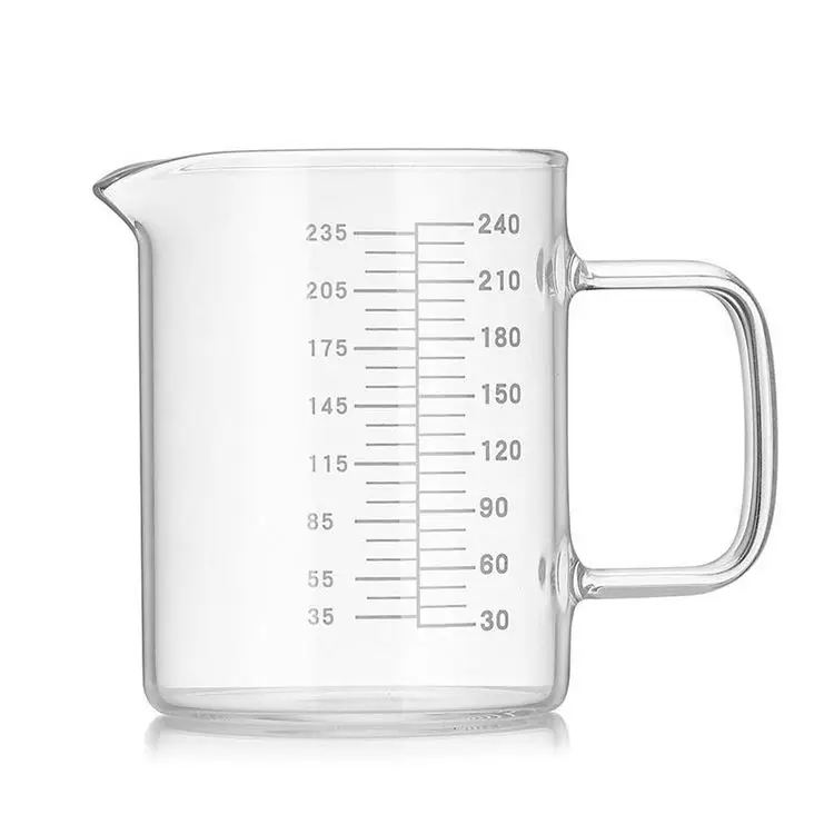 

Popular Travel Premium Creative Domestic Glass Cup Single Wall Juice Measuring Cup, Clear