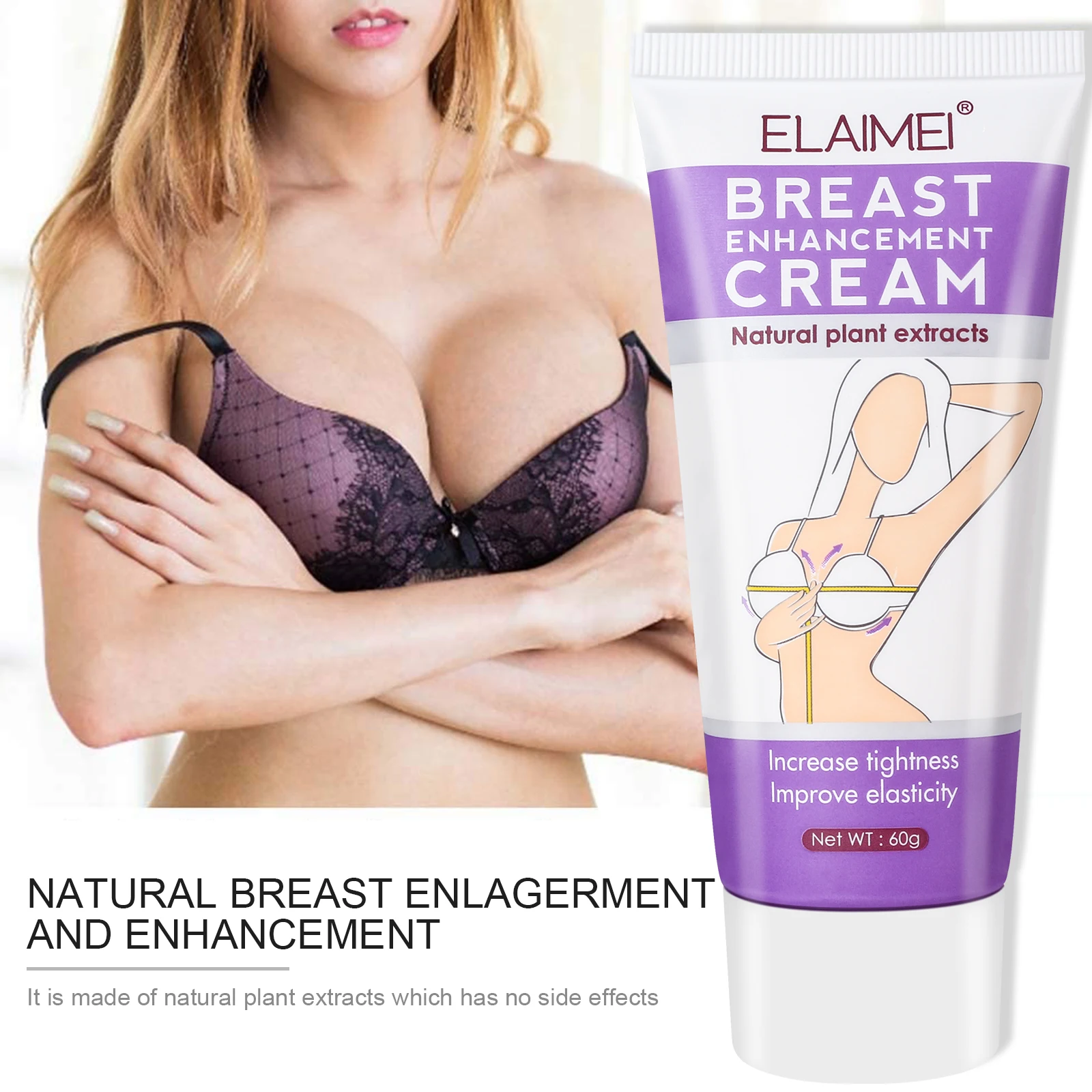 

Wholesale High Quality Instant Big Boobs Tight Massager Cream Best Natural Organic Firming Breast Enhancement Cream