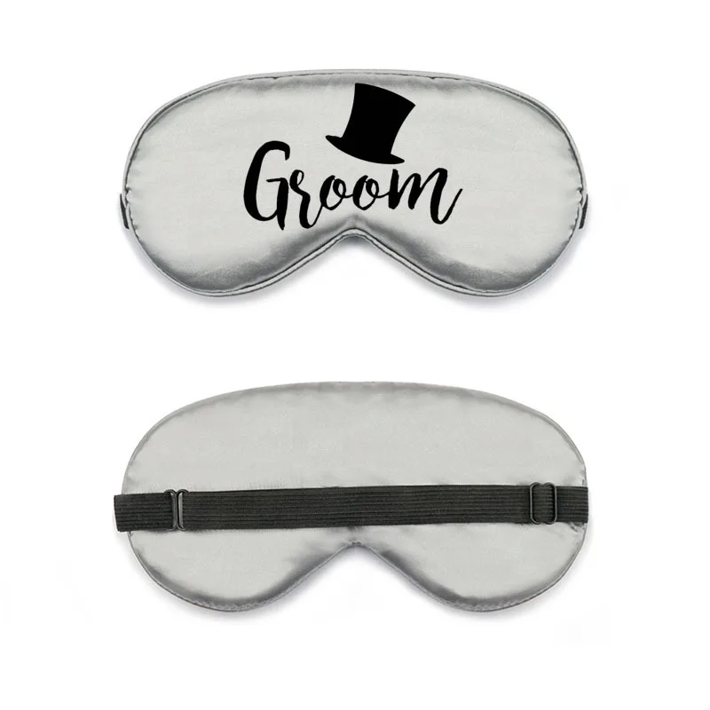 

Personalized Satin Eye Mask For Sleeping Birthday Eye Mask Wedding Bridesmaid Gift Customized Monogram Bachelorette Favor, Black,white