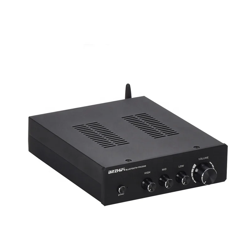 

BRZHIFI BRZHIFI Audio Dual Core TPA3255 High Power Amplifier 2.1 Channel Audiophile Amplificador BT5.0 Subwoofer Stereo HIFI Amp