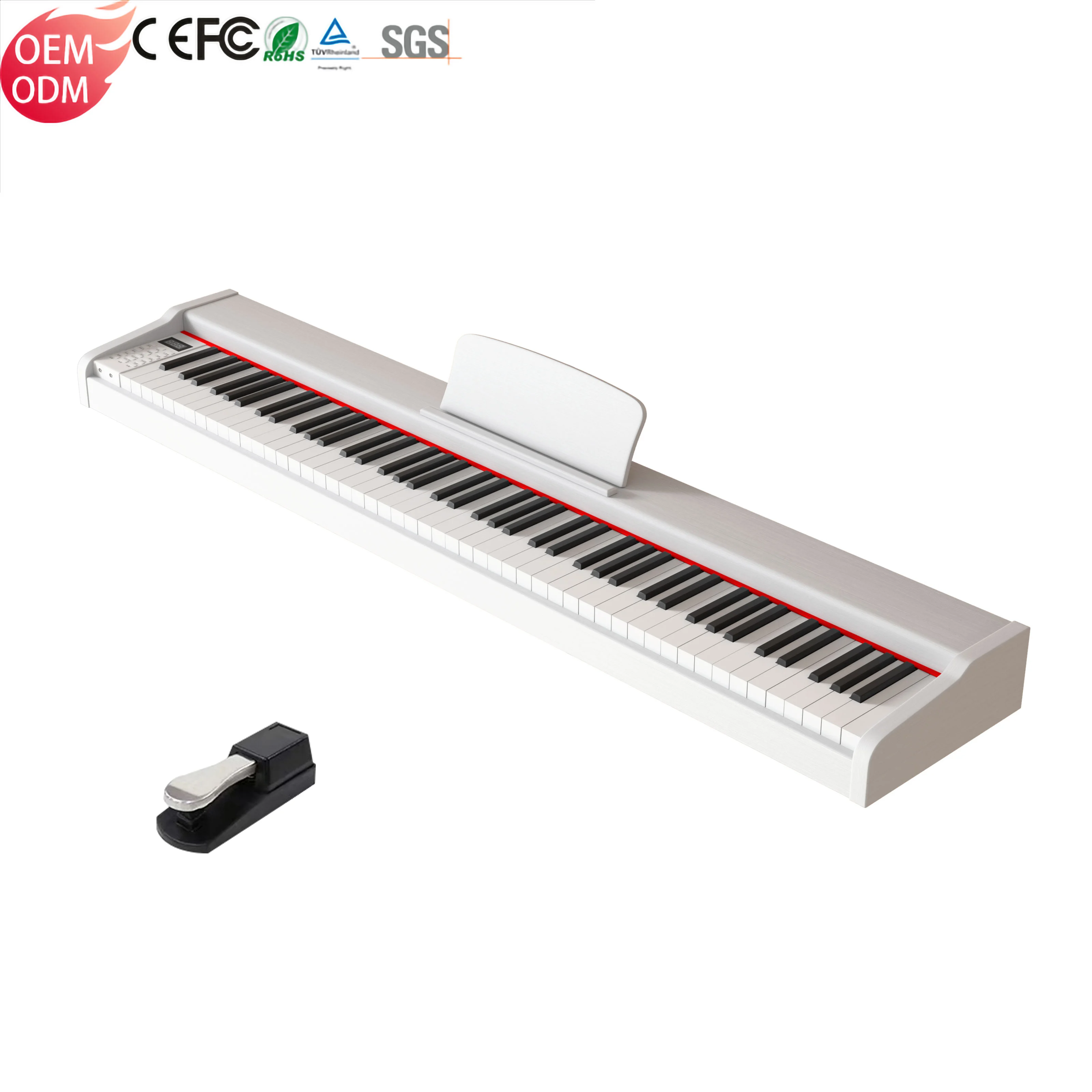 

KIMFBAY electronic piano keyboard digital piano 88 weighted key piano professionnel