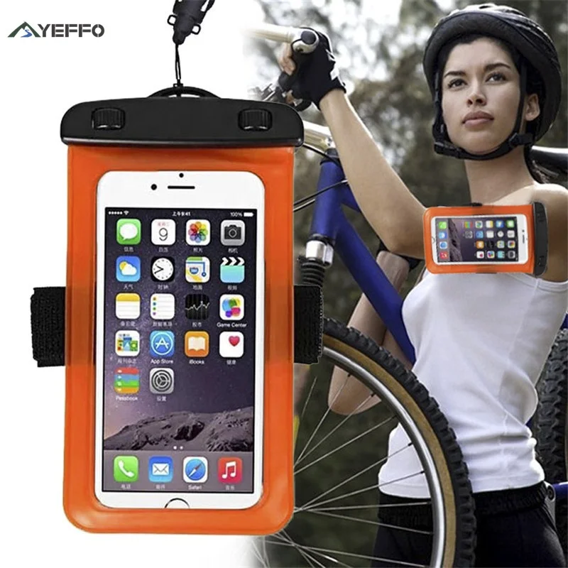 

YEFFO Universal Cellphone Waterproof Pouch Dry Bag Underwater Case for iPhone 12 Pro