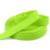 

Colorful 3/4 7/8 1 Inch Solid Fold Over Elastic Band for Binding