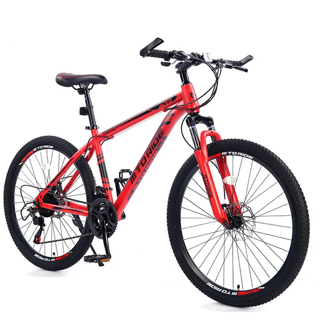 

2022 hot sell mountain bike 26 inch steel mountain bicycle with double disc brake ready in stock for ship, Customized color
