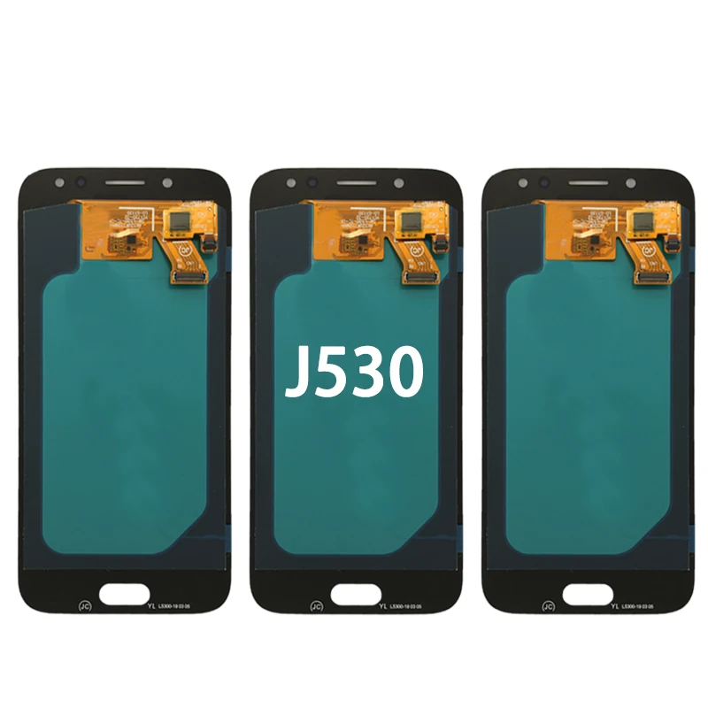 

OLED lcd screen for samsung j530 lcd touch screen for samsung galaxy j5 pro 2017 j530 display amoled j5 2017 j530, Black/gold