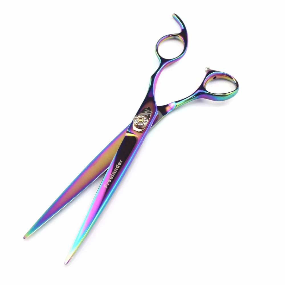 

8.0 inch silver Animal scissors Shaped Pet Grooming Scissors Pet Fishbone Teeth 4 scissors set