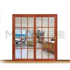 Selling fancy design oval glass interior aluminum entry doors