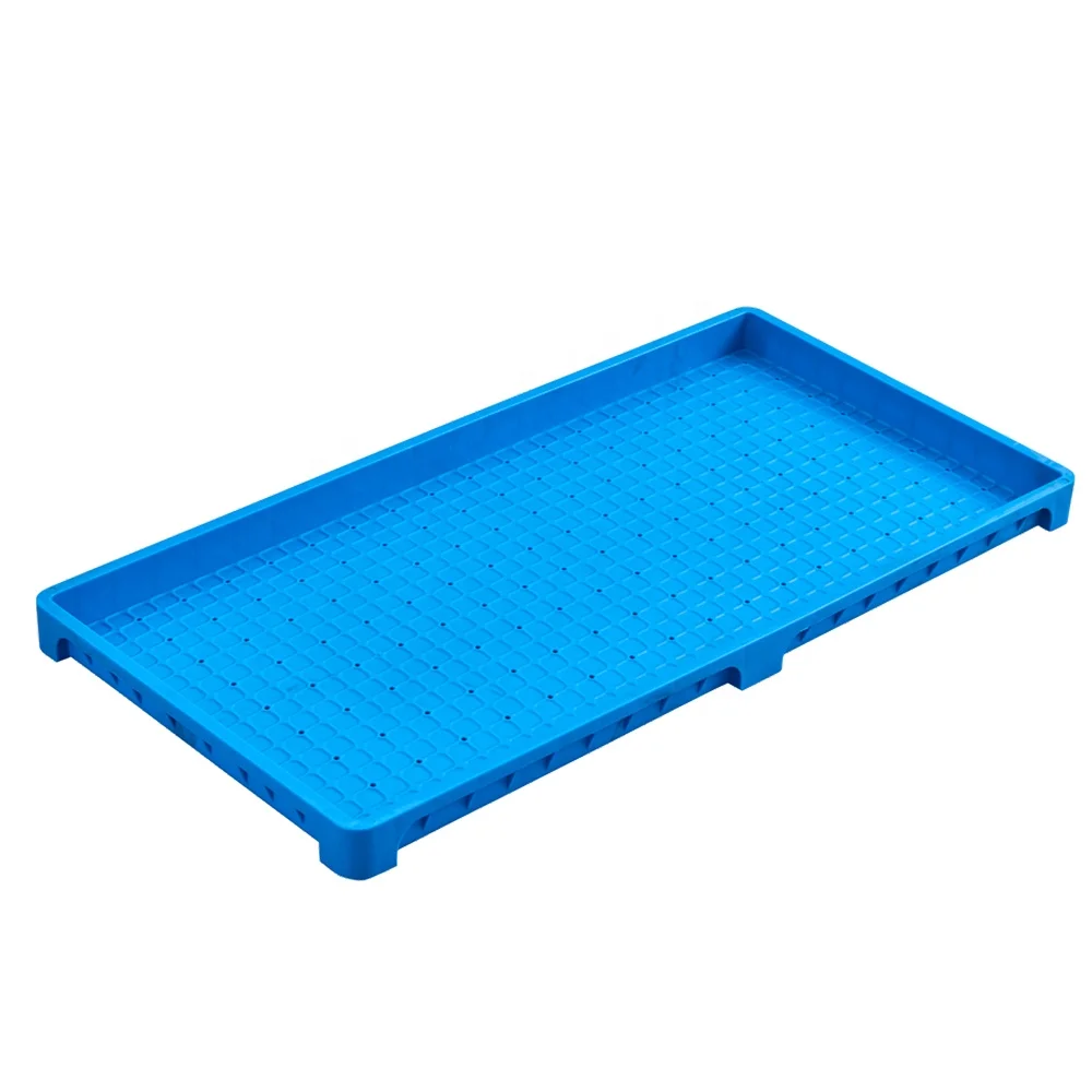 

Foldable Flat PP Plastic Rice Seedling Tray for Rice Seeding, Black