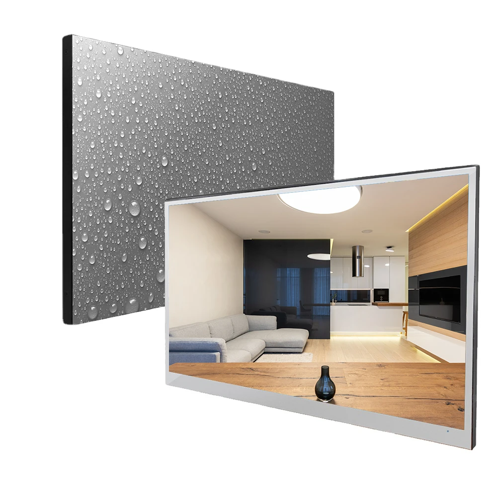 

Factory Supply High Quality Rectangle Smart Bathroom Mirror Tv