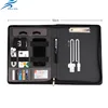 A4 size manage folder leather cover notebook folder with powerbank charger