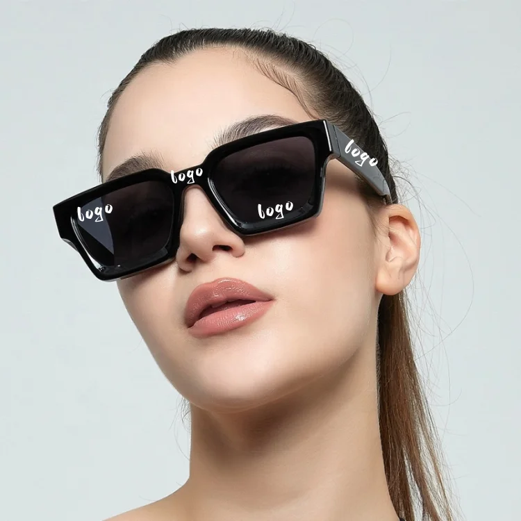 

Luxury Sunglasses Hip Hop 2024 Funny Eyewear Men Luxury Brand Lentes Shape Square Thick Sunglasses De Sol Gafas