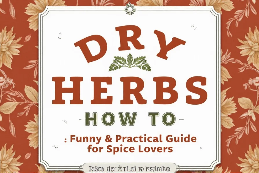 Herb shelf life chart