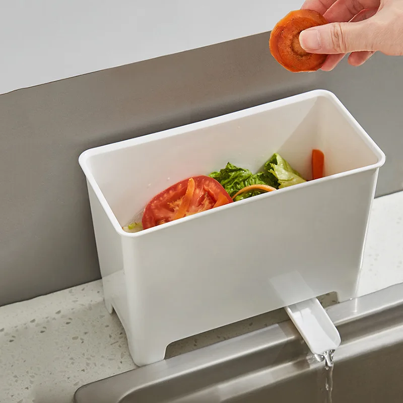 

Kitchen Sink Kitchen Waste Drain Bucket Food Residue Soup Filter Trash Can Dry Wet Separation Storage Bucket Safe Materials +