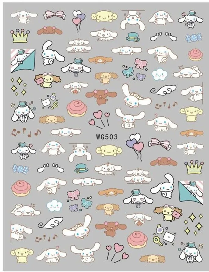 

Wholesale Cartoon Design Water Transfer Nail Art Sticker Set Decal DIY Decoration Tools, Snake nail art sticker