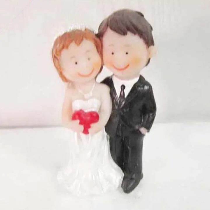 Wedding Proposal Engagement Figurine Cake Topper Party Decoration Gift Favor 