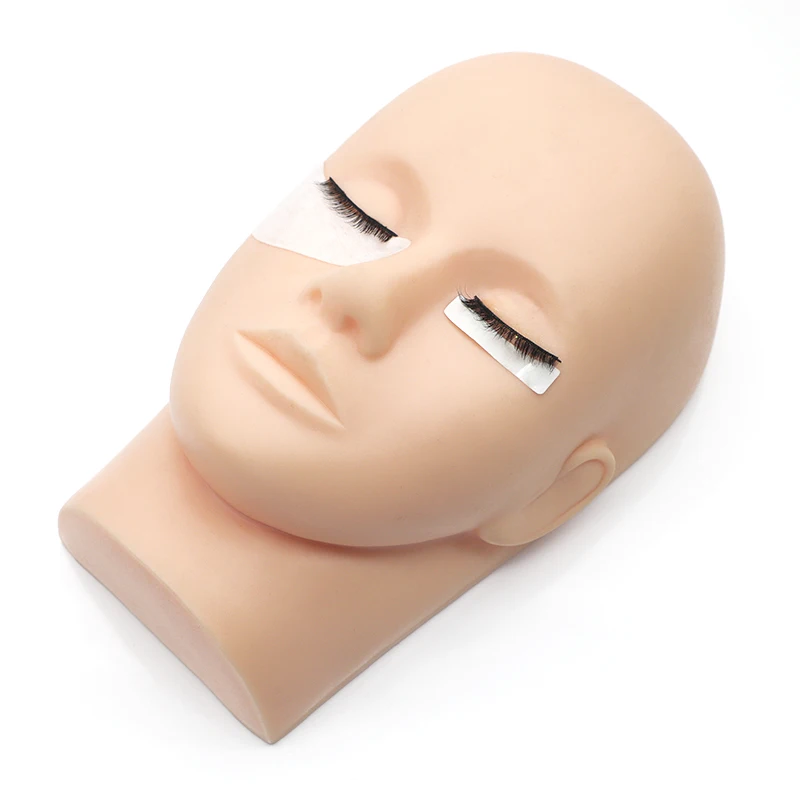 

Heads Extensions Wholesale Practice Model Eyelash Extension Training Mannequin Head, Silicone