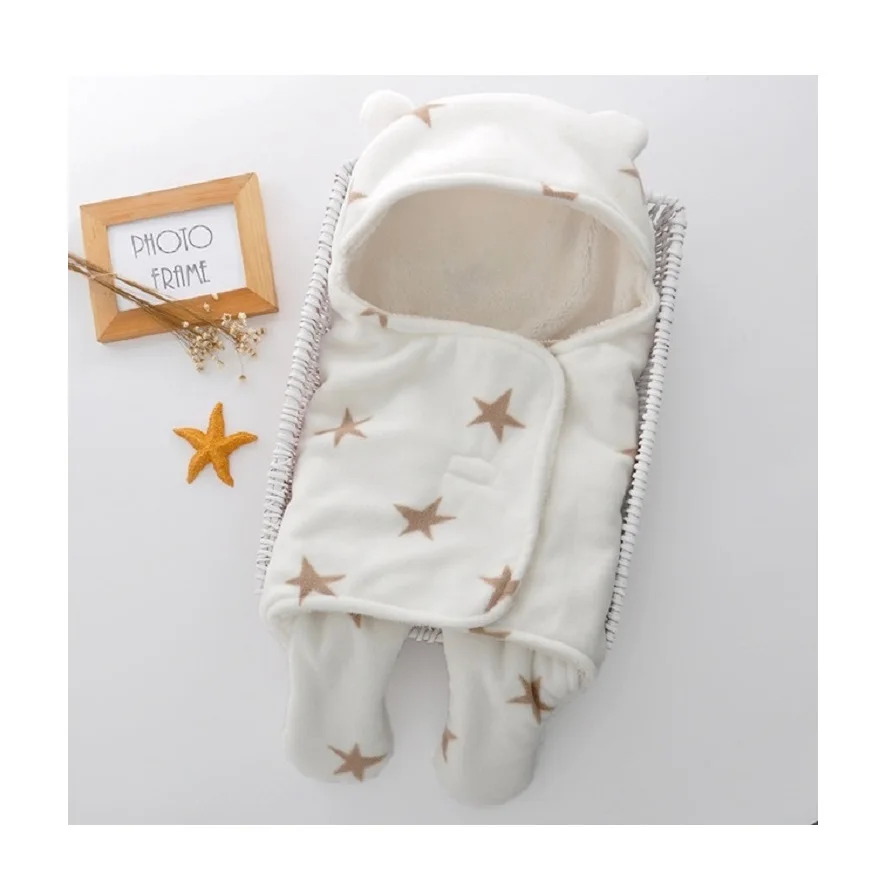 

Baby Bedding Accessories Winter Soft Warm Baby Sleeping Bag Stroller Newborn Clothes Cotton Sleep Sack