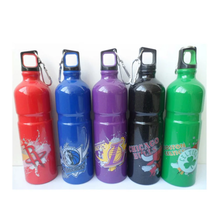 

MIKENDA Wholesale Aluminum Water Bottle Sublimation Bpa Free 600ml Sports Water Bottle, Silver/black etc, custom color