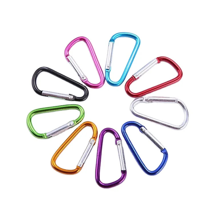 

Custom swivel climbing snap hook carabiner clips shaped small keychain aluminum carabiner wholesale, Yellow ,black ,pink ,white ,purple ,dark blue , light blue ,green ,red