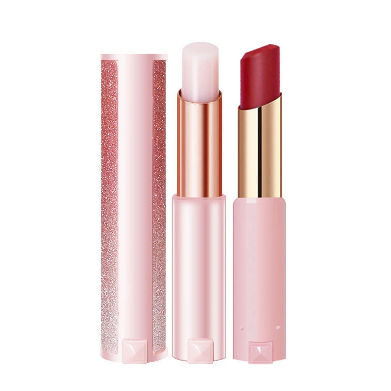 

Starry sky lipstick moisturizing lip balm & lipstick set wholesale private label 5 colors of lipstick set, Pink